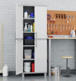KETER Tool Storage Cabinet with Doors and Shelves2